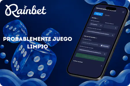 Verificación de rondas en Rainbet Chicken Cross