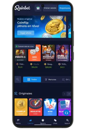 Registro en el sitio oficial de Rainbet